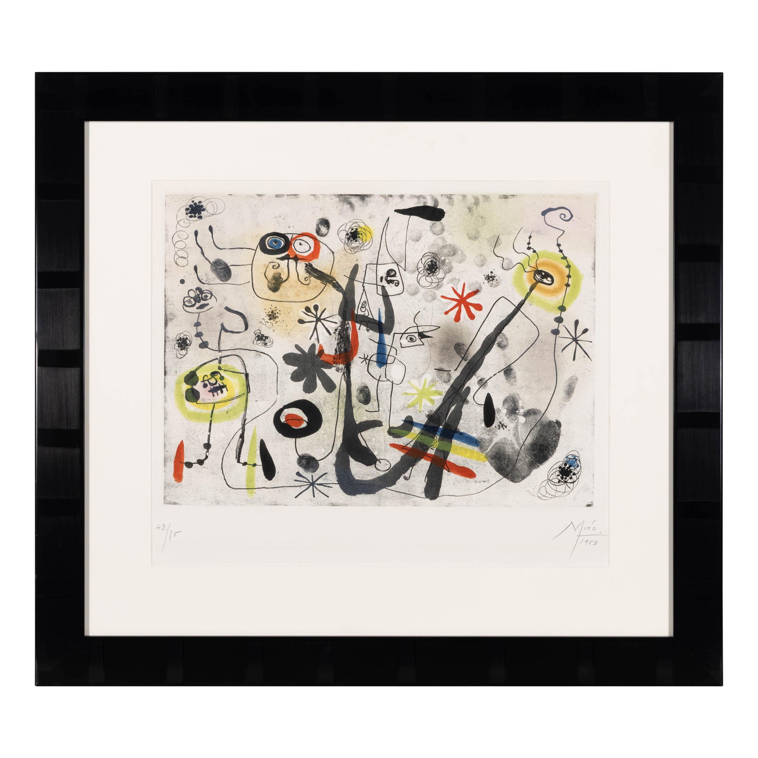 Joan Miró (Spanish, 1893-1983) — La Main , 1953