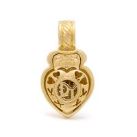 DAVID YURMAN, YELLOW GOLD AND DIAMOND PENDANT