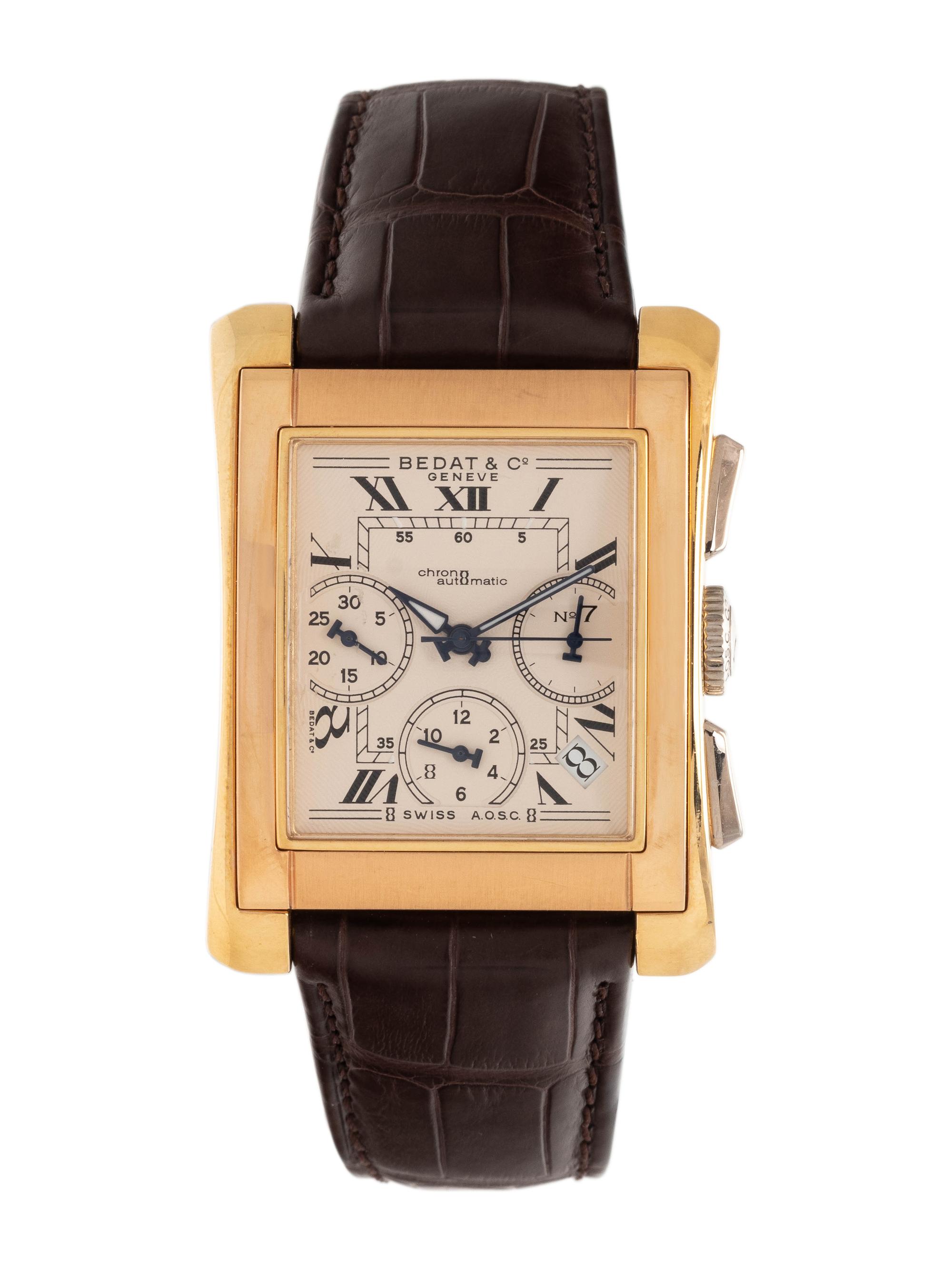BEDAT & CO., REF. 768 18K YELLOW GOLD, 'NO. 7' CHRONOGRAPH WRISTWATCH