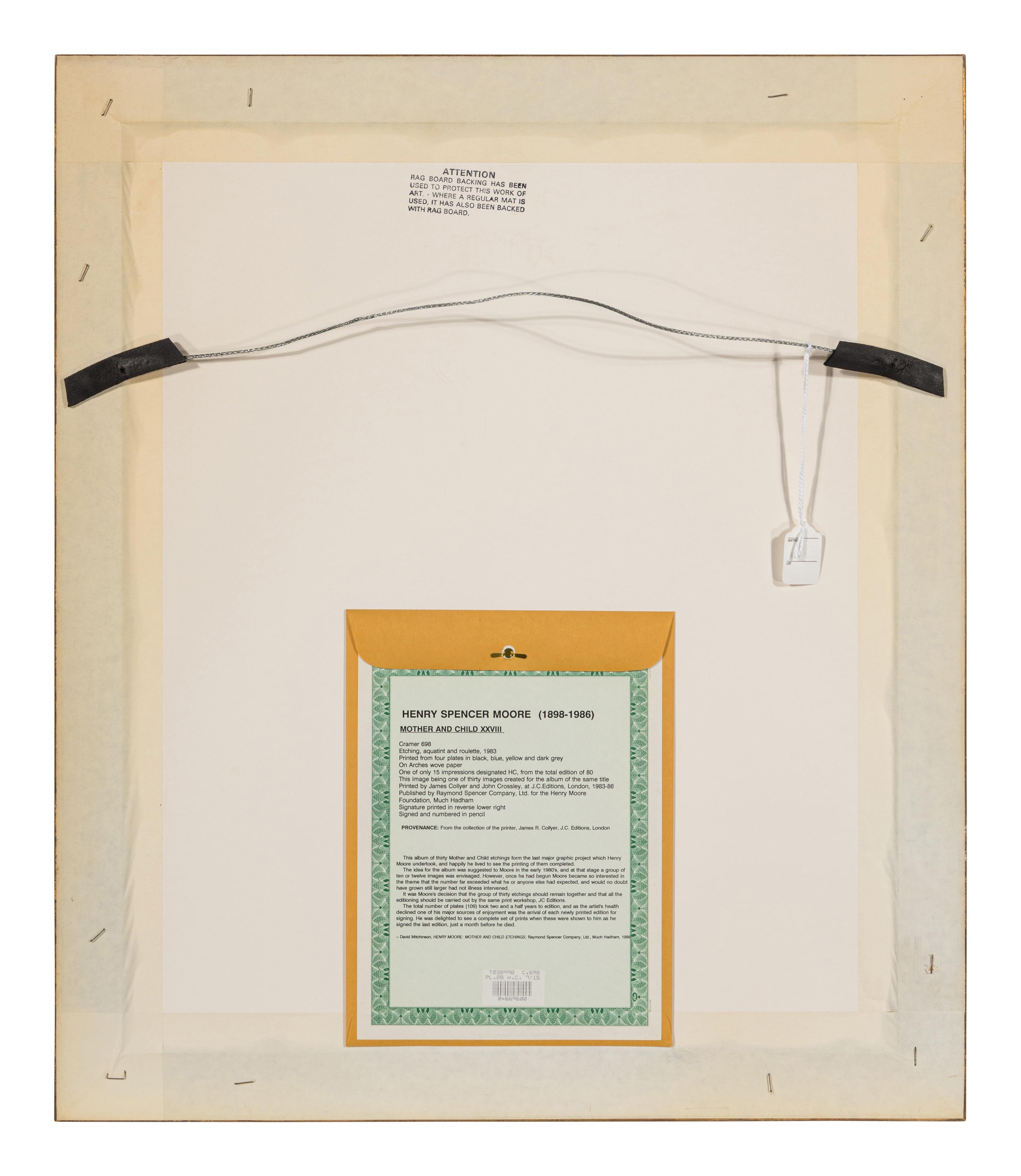 Plate XXVIII from Mother and Child , 1983
