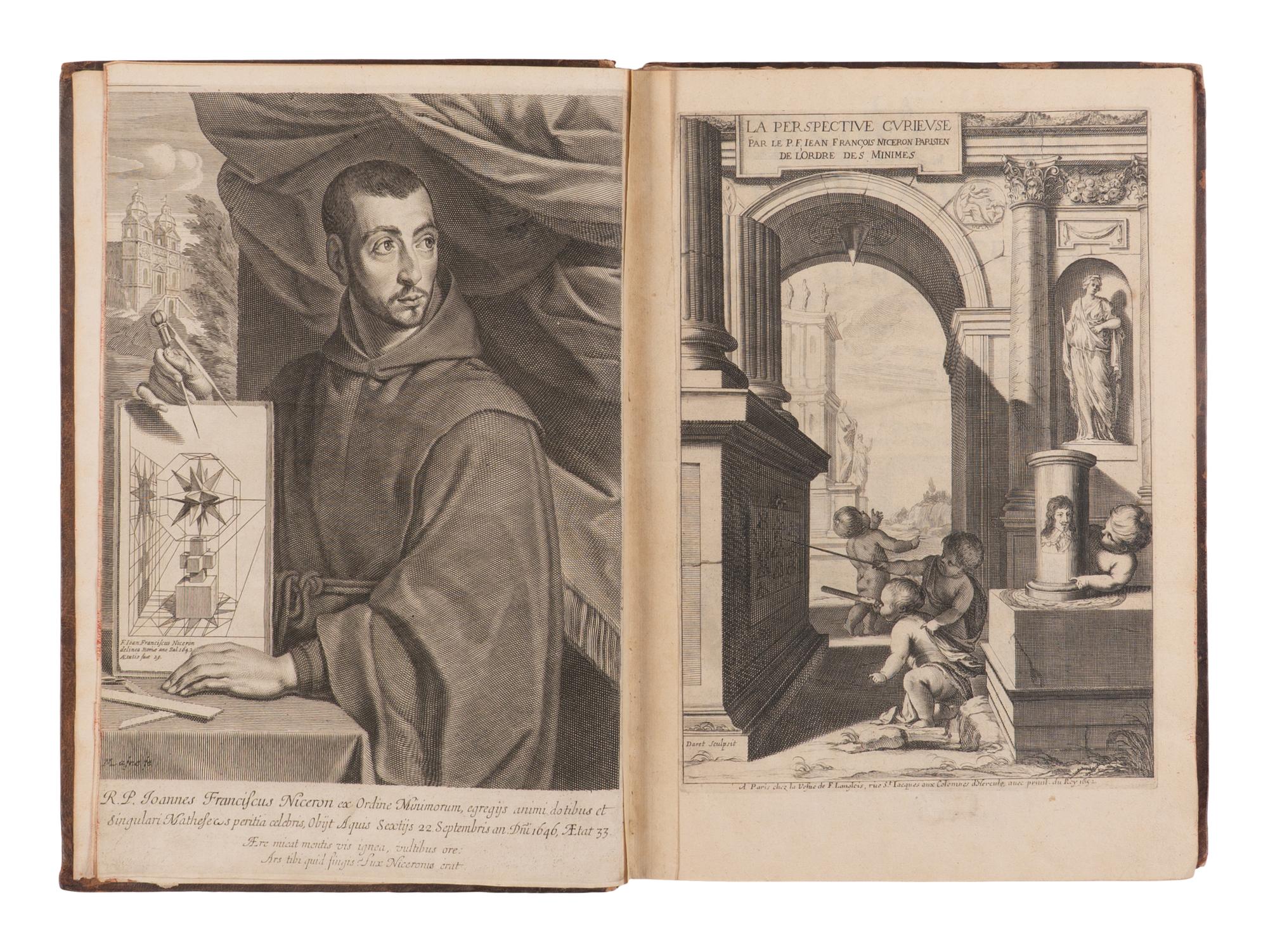 [Science, Medicine & Mathematics] Niceron, Jean Francois. La Perspective curieuse