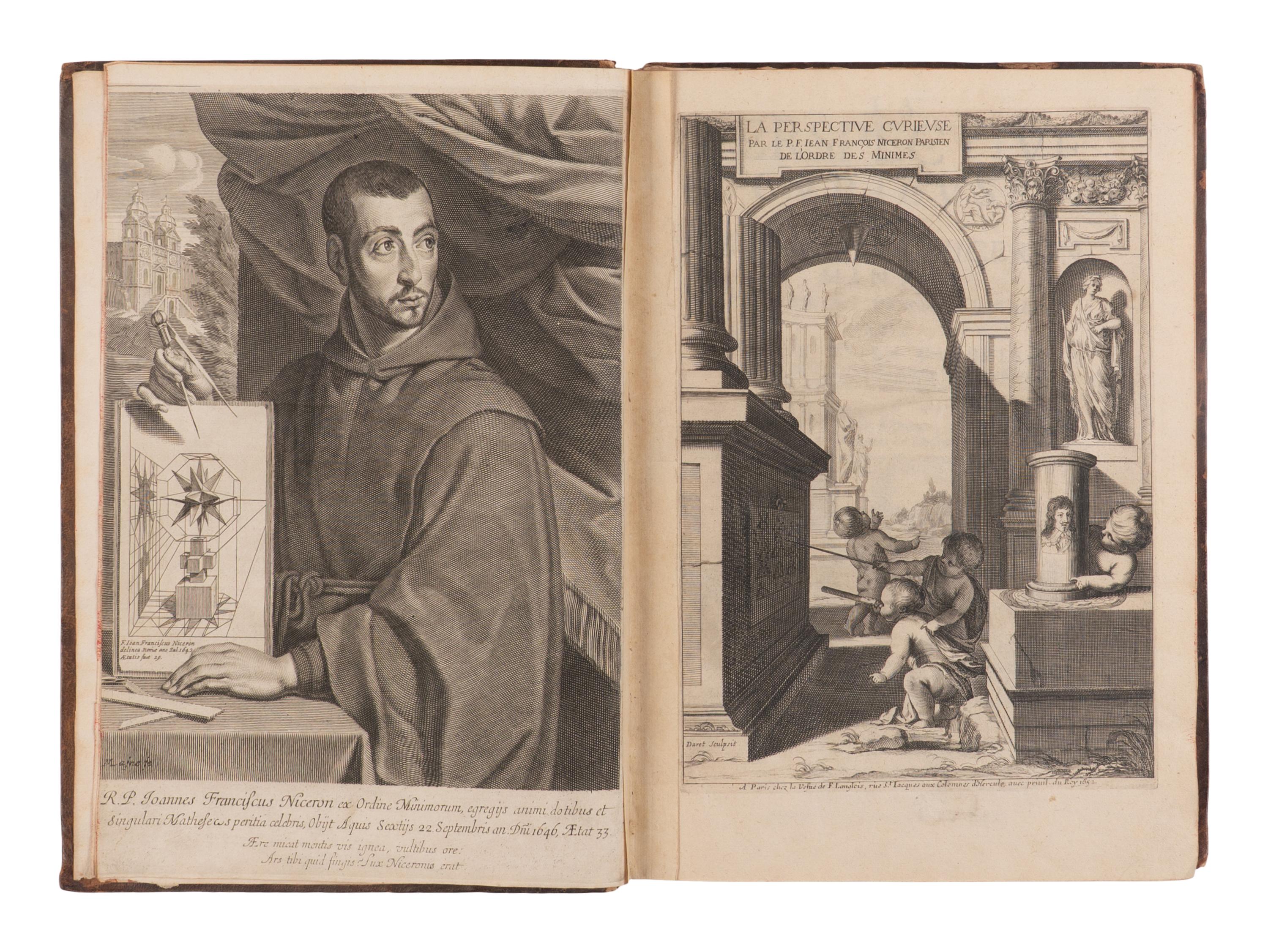 [Science, Medicine & Mathematics] Niceron, Jean Francois. La Perspective curieuse