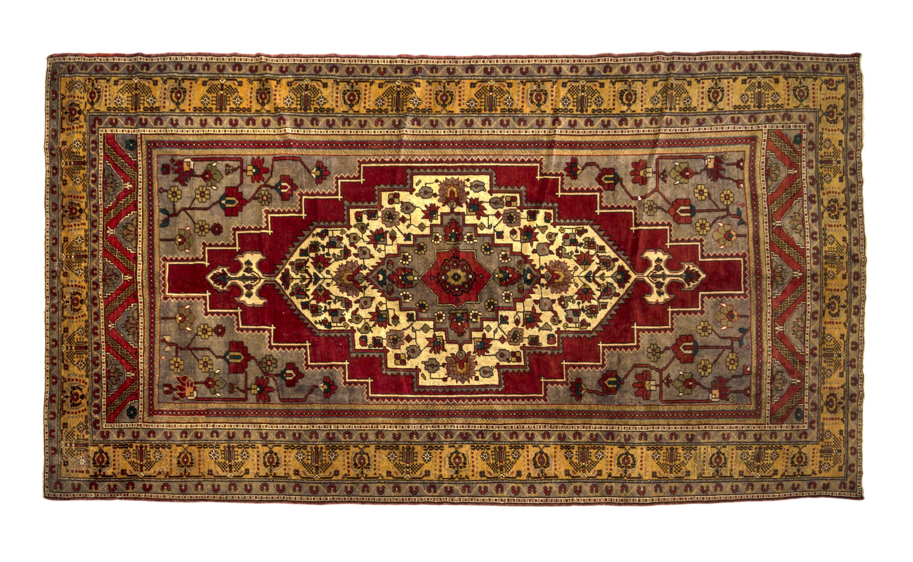An Oushak Wool Rug, TURKEY, CIRCA 1920S, 7 feet 2 inches x 12 feet 8 inches. — TURKEY, CIRCA 1930s