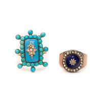 COLLECTION OF TWO ANTIQUE RINGS
