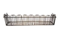 A Wirework Wall Planter 53.5" W x 13" D x 15" H — France, 20th Century