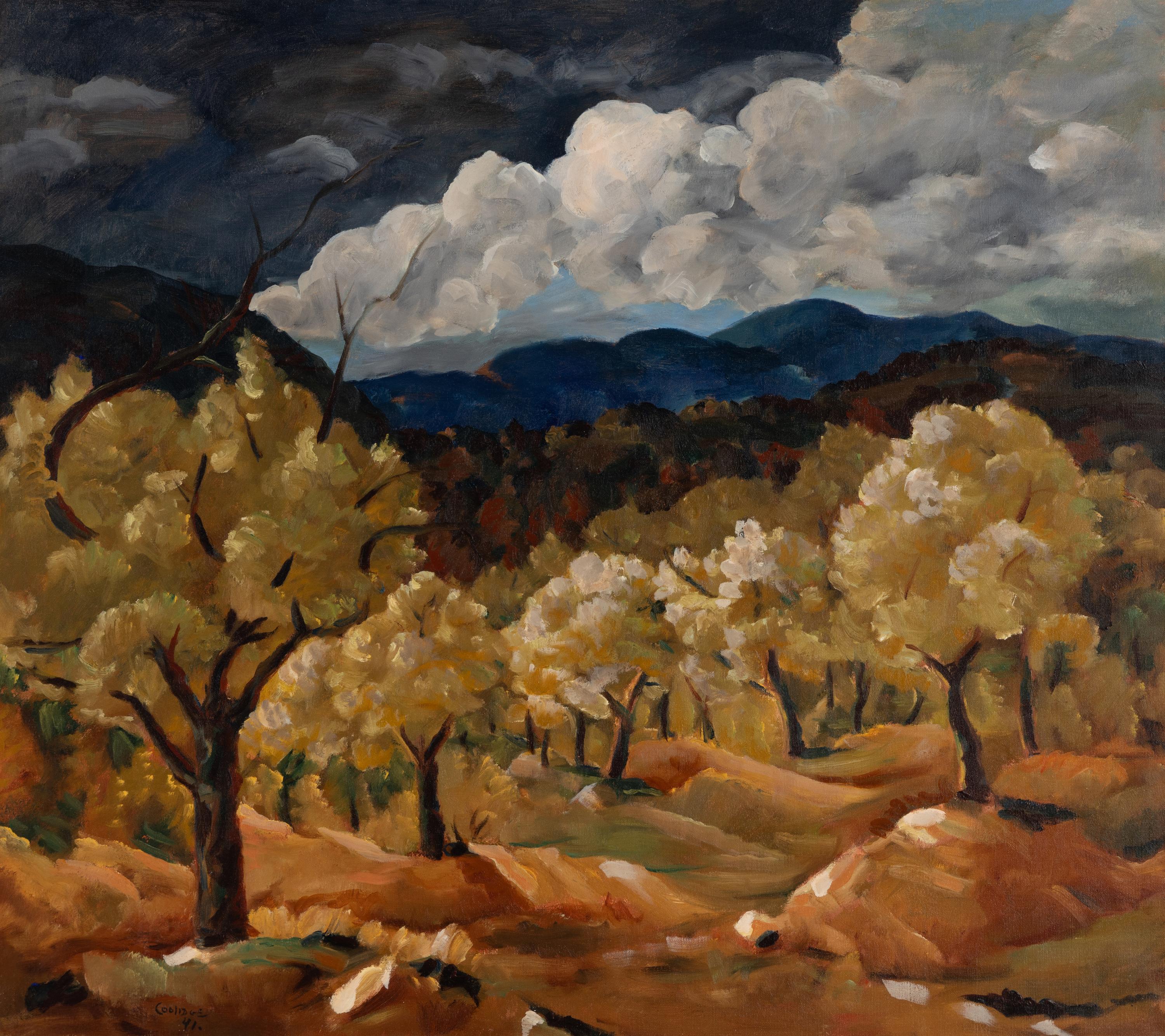 Mountfort Coolidge (American, 1888-1954) — Hillside Orchard, 1941