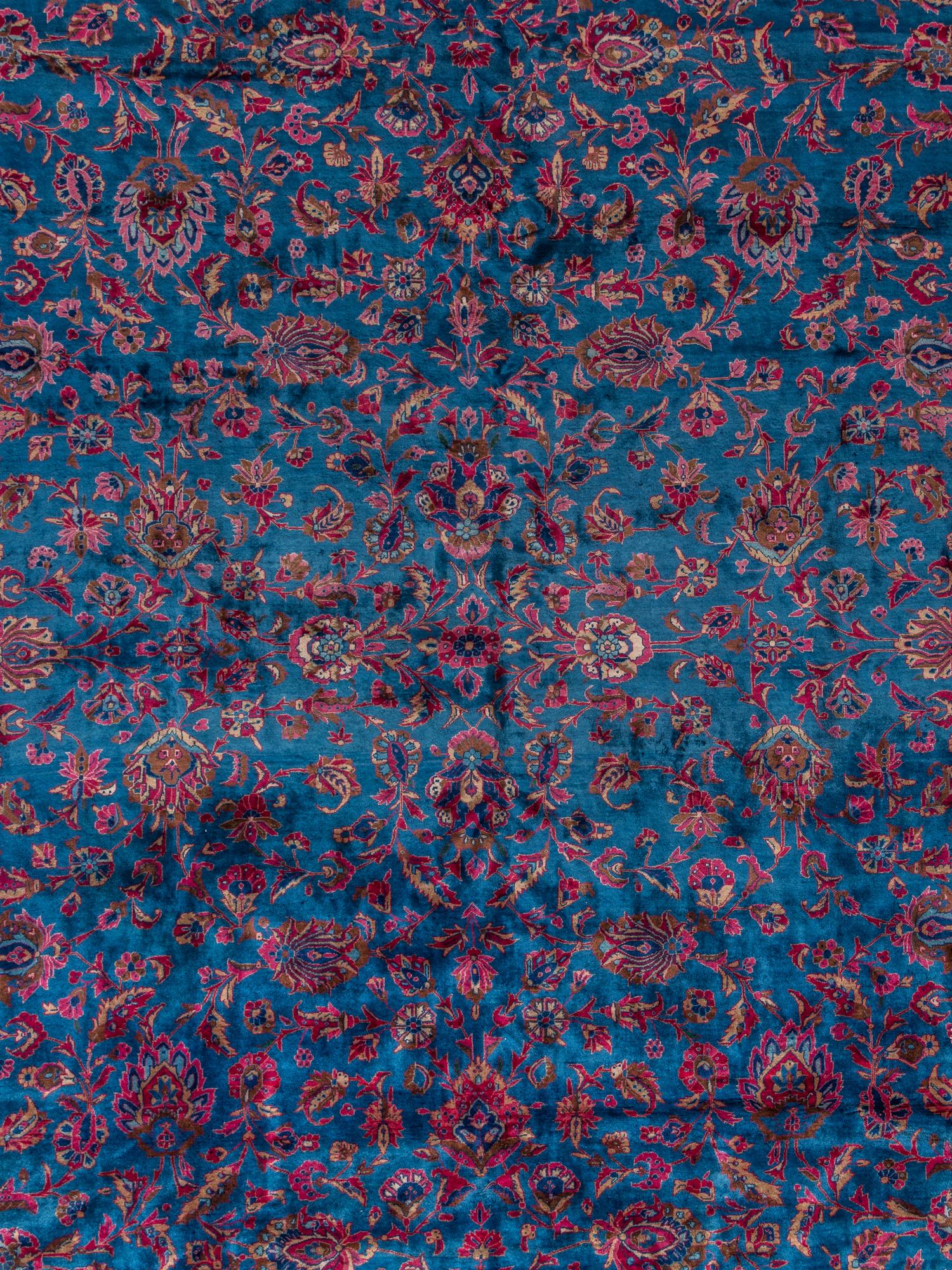 A Kashan Manchester Wool Rug
