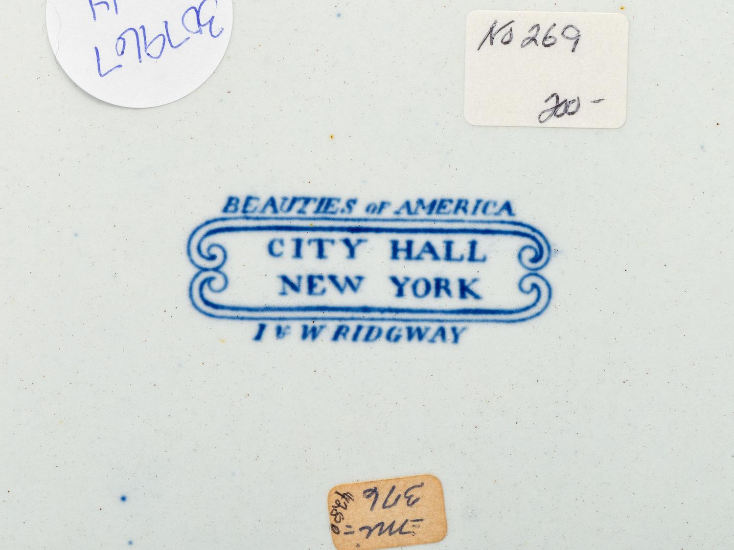 Seven Historical Blue Staffordshire Articles