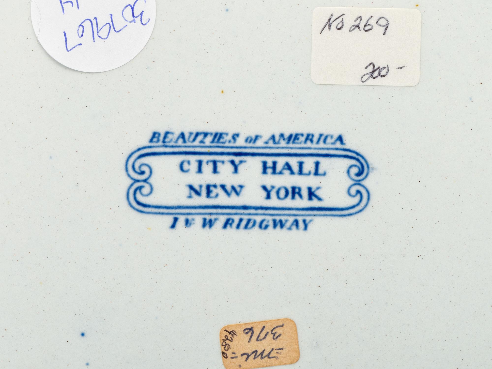 Seven Historical Blue Staffordshire Articles