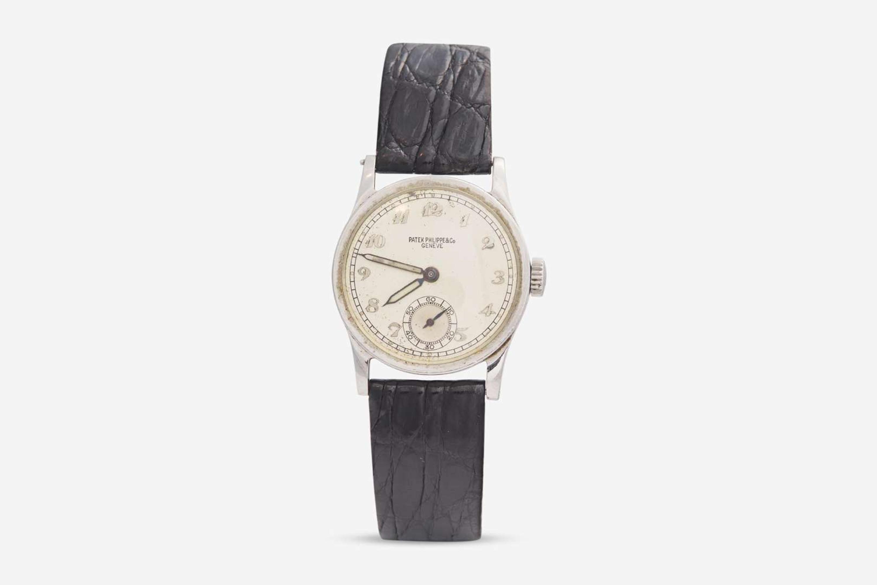 A Men's Stainless Steel Patek Philippe