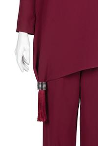 Pierre Cardin Purple Set with Tassel, 1980-90s