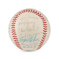 A 1968 Baltimore Orioles Team Signed Autograph Baseball
