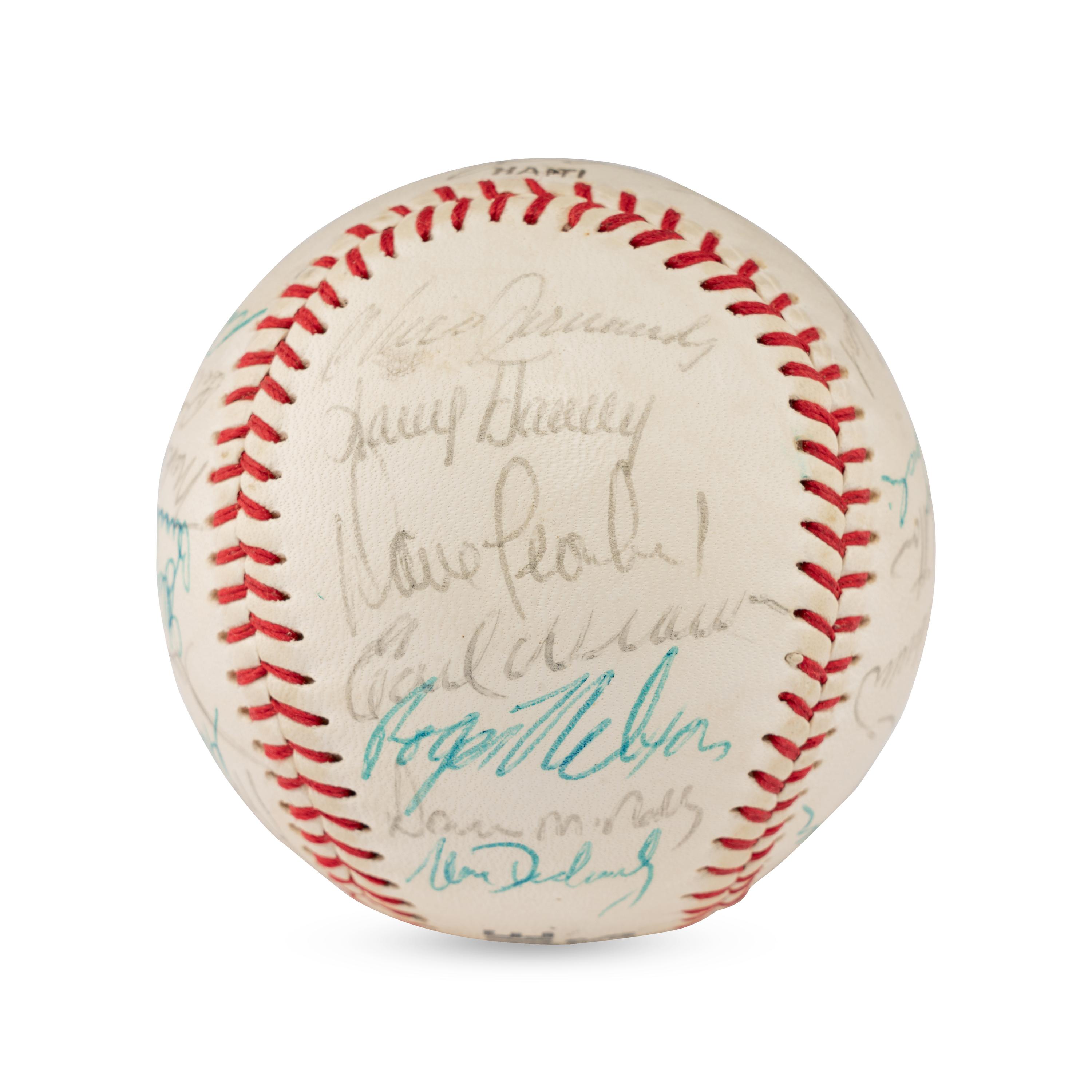A 1968 Baltimore Orioles Team Signed Autograph Baseball
