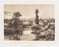 A Group of Four Works by Various Artists, , A group of four works: Près d'Alençon, by Jules Dupré (French, 1811-1899), Industry and Idl