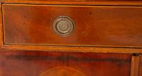A Pair of George III Style Inlaid Mahogany Waterfall Bookcases — 19th/20th Century