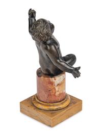 An Italian Bronze Figure of a Putto