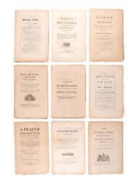 [COLONIAL IMPRINTS]. A collection of 23 mid-19th-century reprints of colonial pamphlets and manuscripts by Peter FORCE, comprising.
