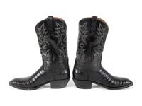 Lucchese Black Alligator Boots