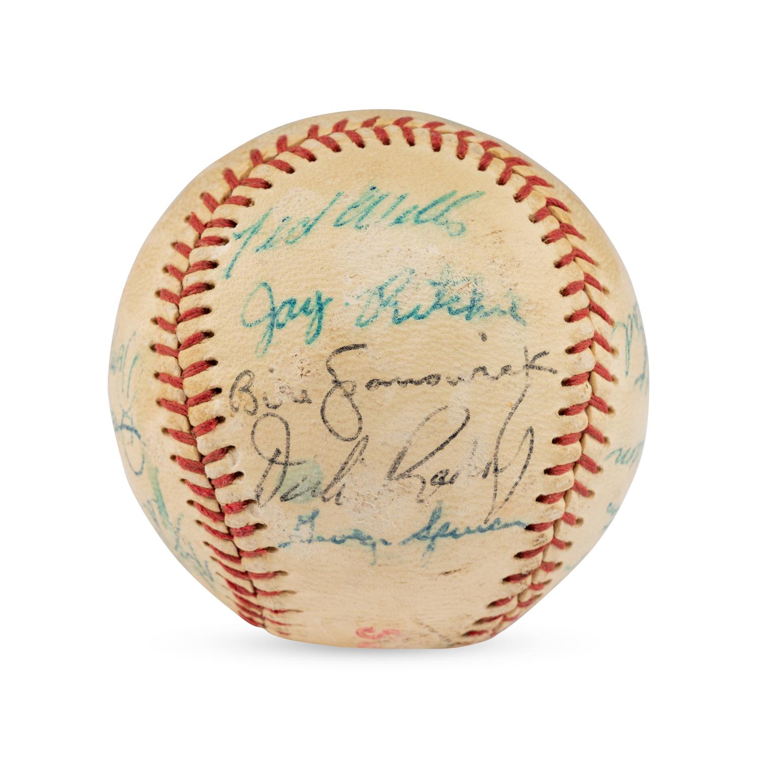 A 1961 Seattle Rainers Team Signed Autograph Baseball