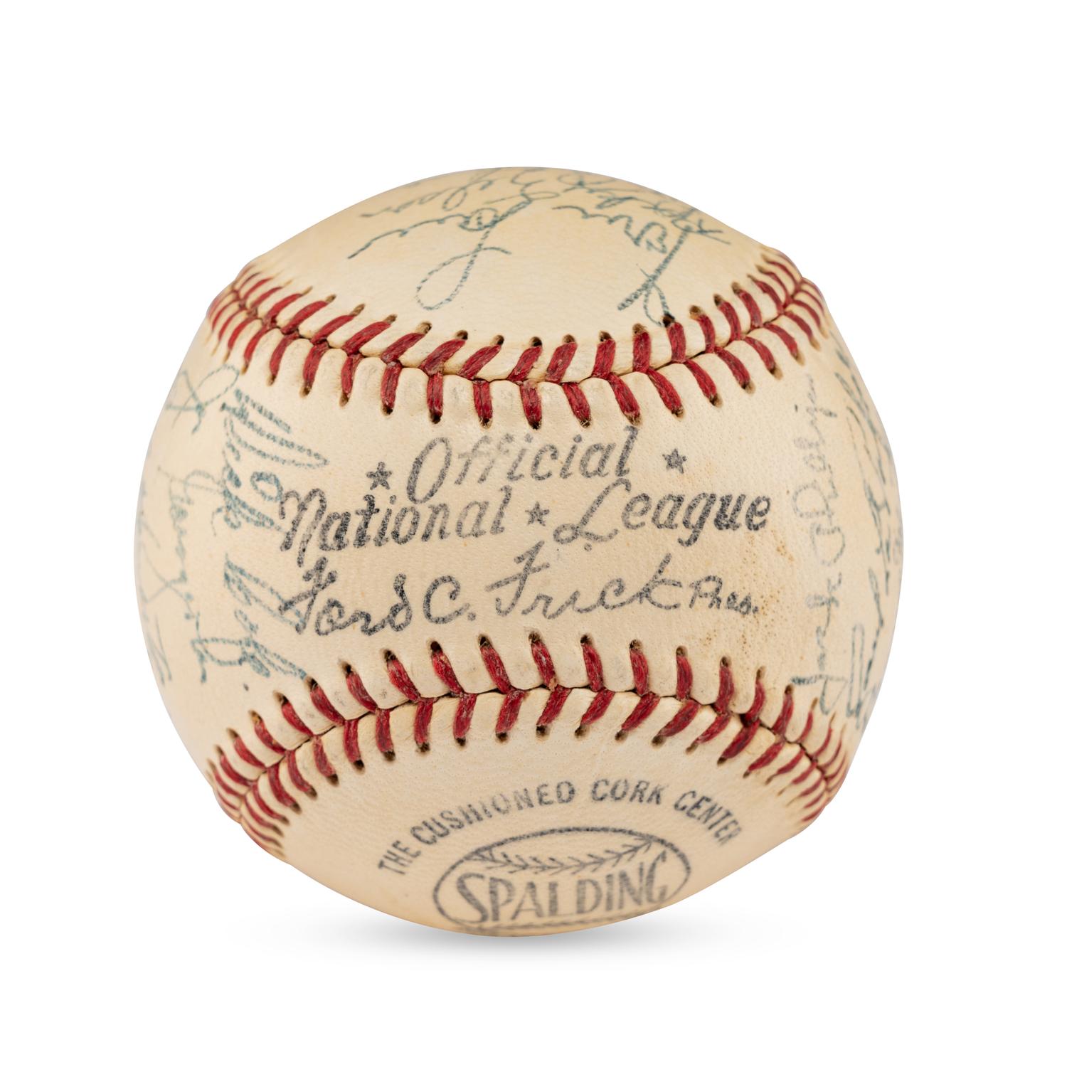 A 1951 Pittsburgh Pirates Team Signed Autograph Baseball (JSA Letter of Authenticity)