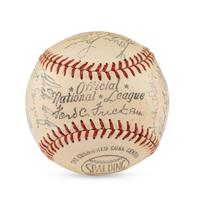 A 1951 Pittsburgh Pirates Team Signed Autograph Baseball (JSA Letter of Authenticity)