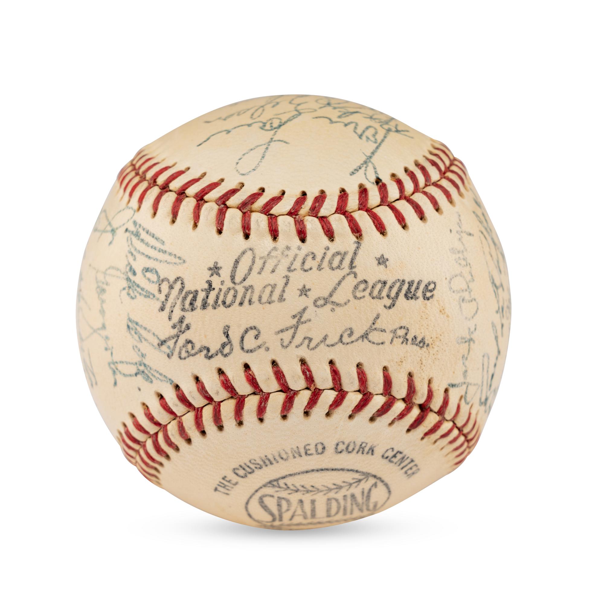 A 1951 Pittsburgh Pirates Team Signed Autograph Baseball (JSA Letter of Authenticity)