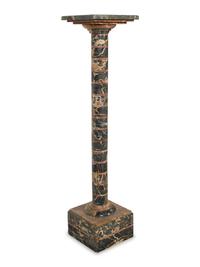 A Continental Bi-Color Marble Pedestal