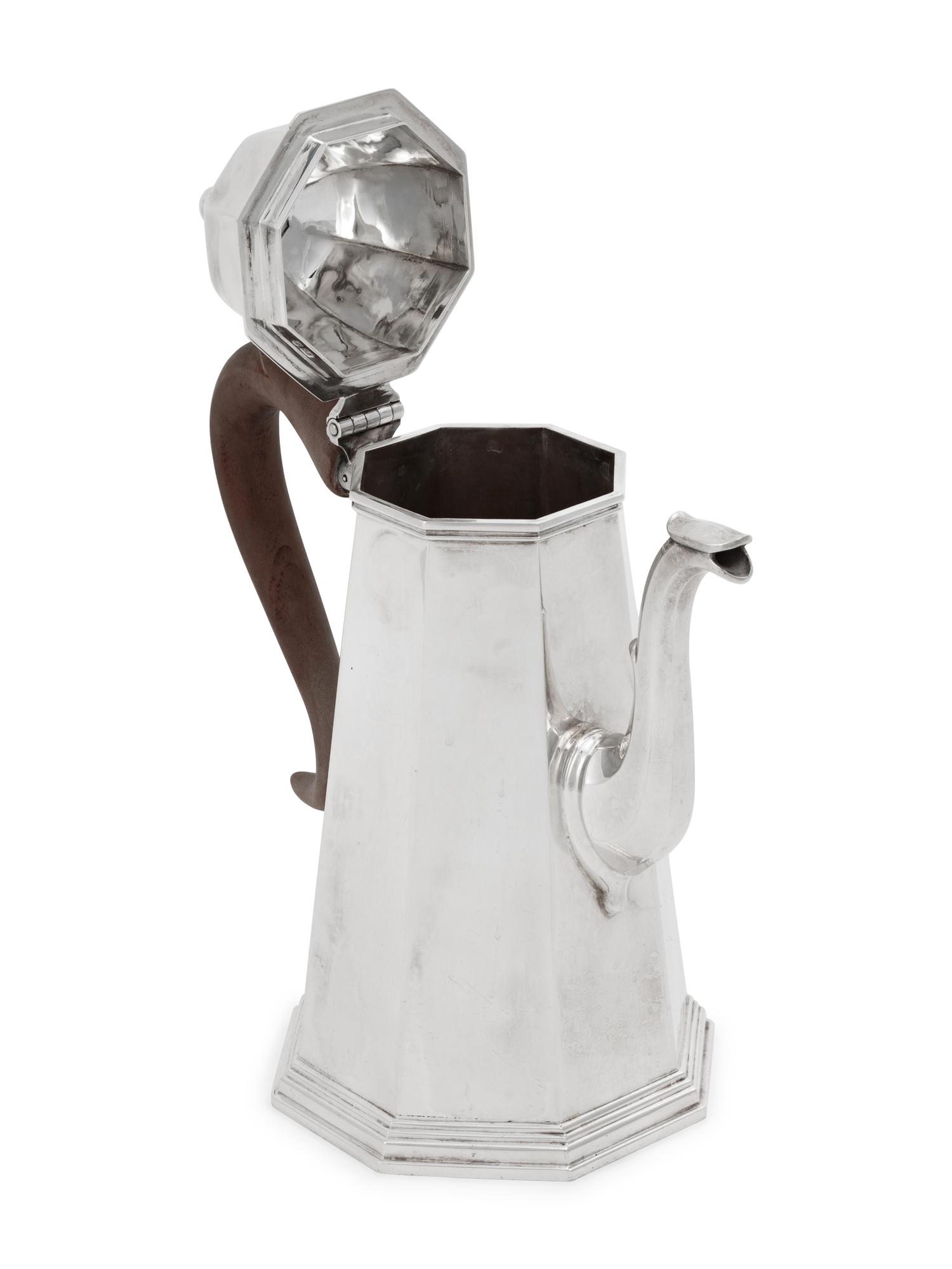 An English Silver Coffee Pot