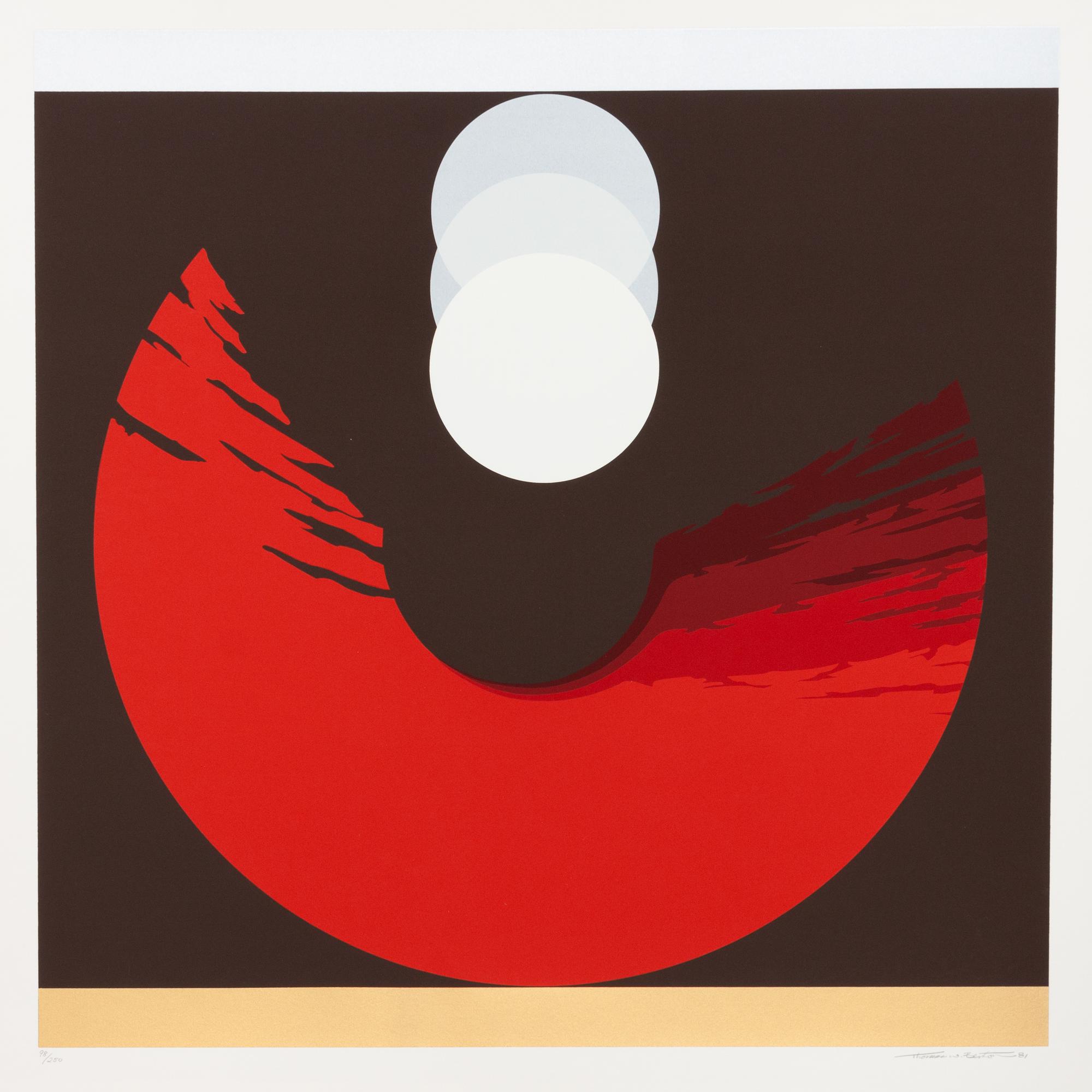 A pair of prints ( Evolution Series, Red; Yellow Dunes )