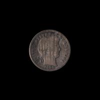 A United States 1895-O Barber 10c Coin