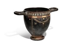 An Apulian Gnathian-Ware Skyphos