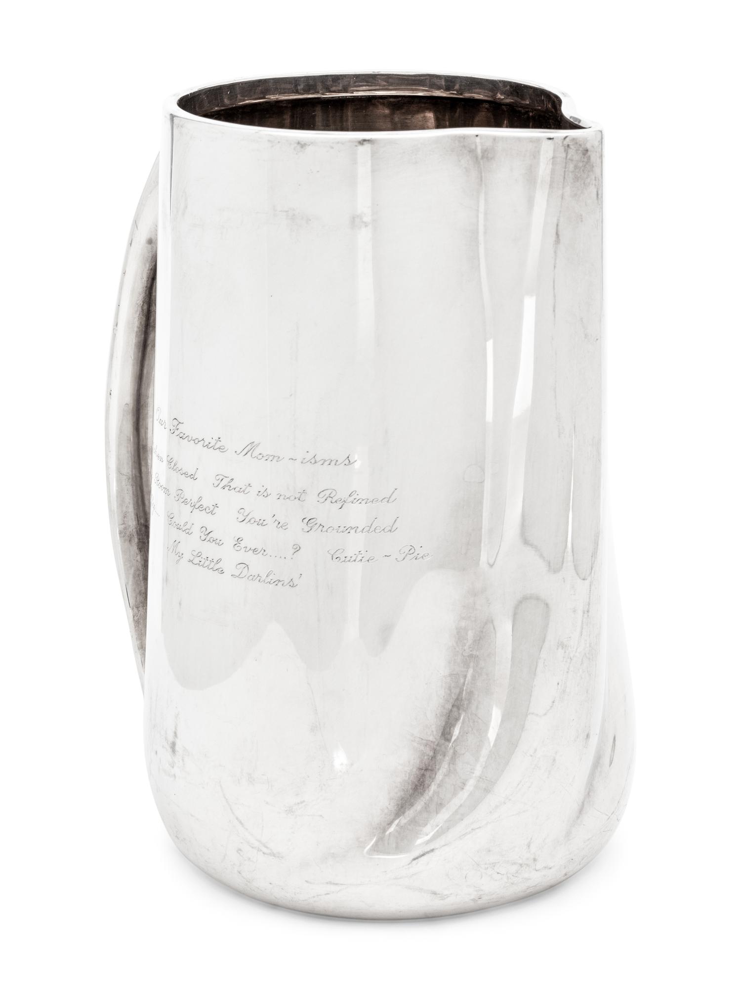 An Elsa Peretti for Tiffany and Co. Silver Pitcher