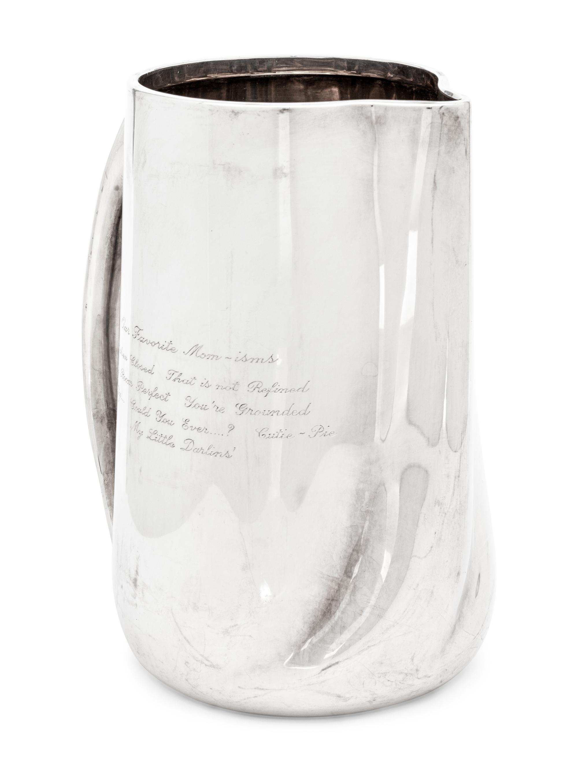 An Elsa Peretti for Tiffany and Co. Silver Pitcher
