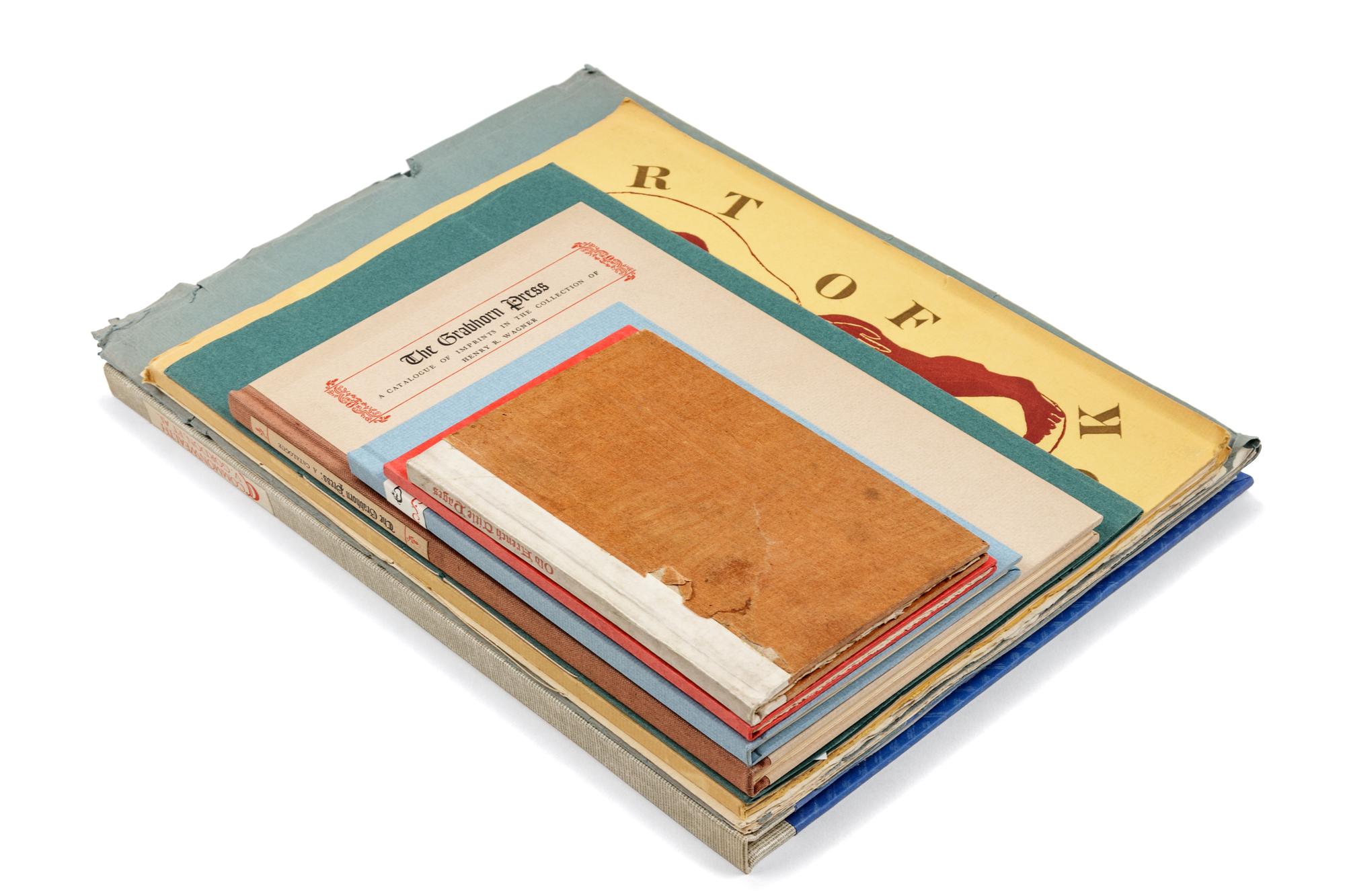 [GRABHORN PRINTING]. A group of 9 Books about Books, comprising: