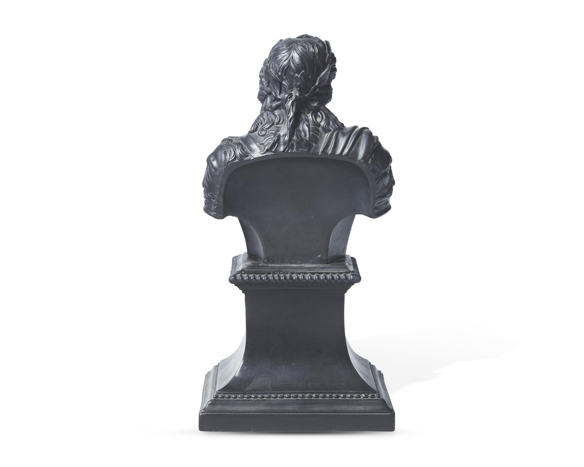 A Wedgwood Black Basalt Bust of the Duke of Marlborough