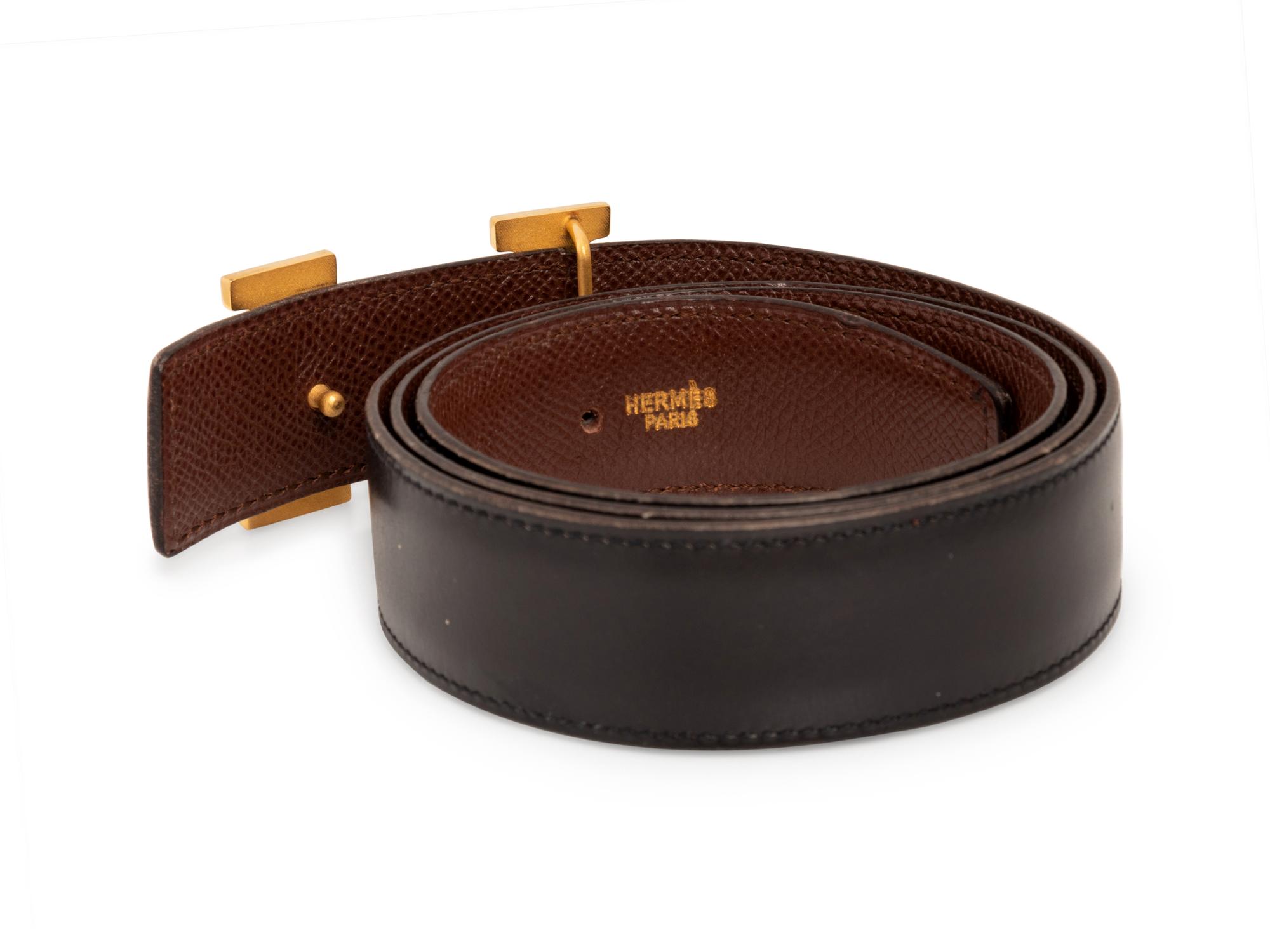 Collection of Hermès Items: Three Ties, One Belt