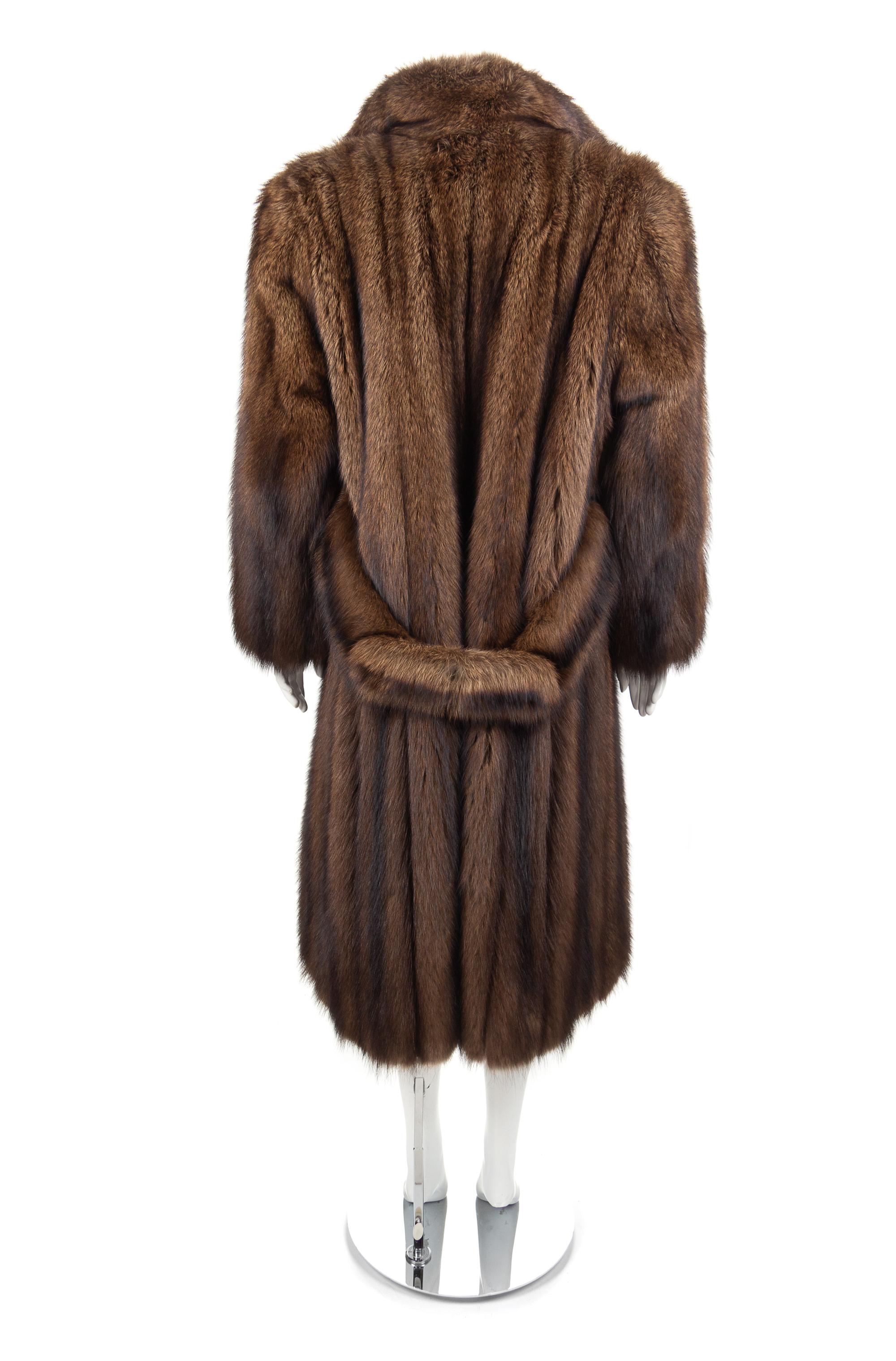 Chloe Sable Fur Coat, 1980s
