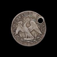 A 1795 Flowing Hair H10c Coin (drilled)