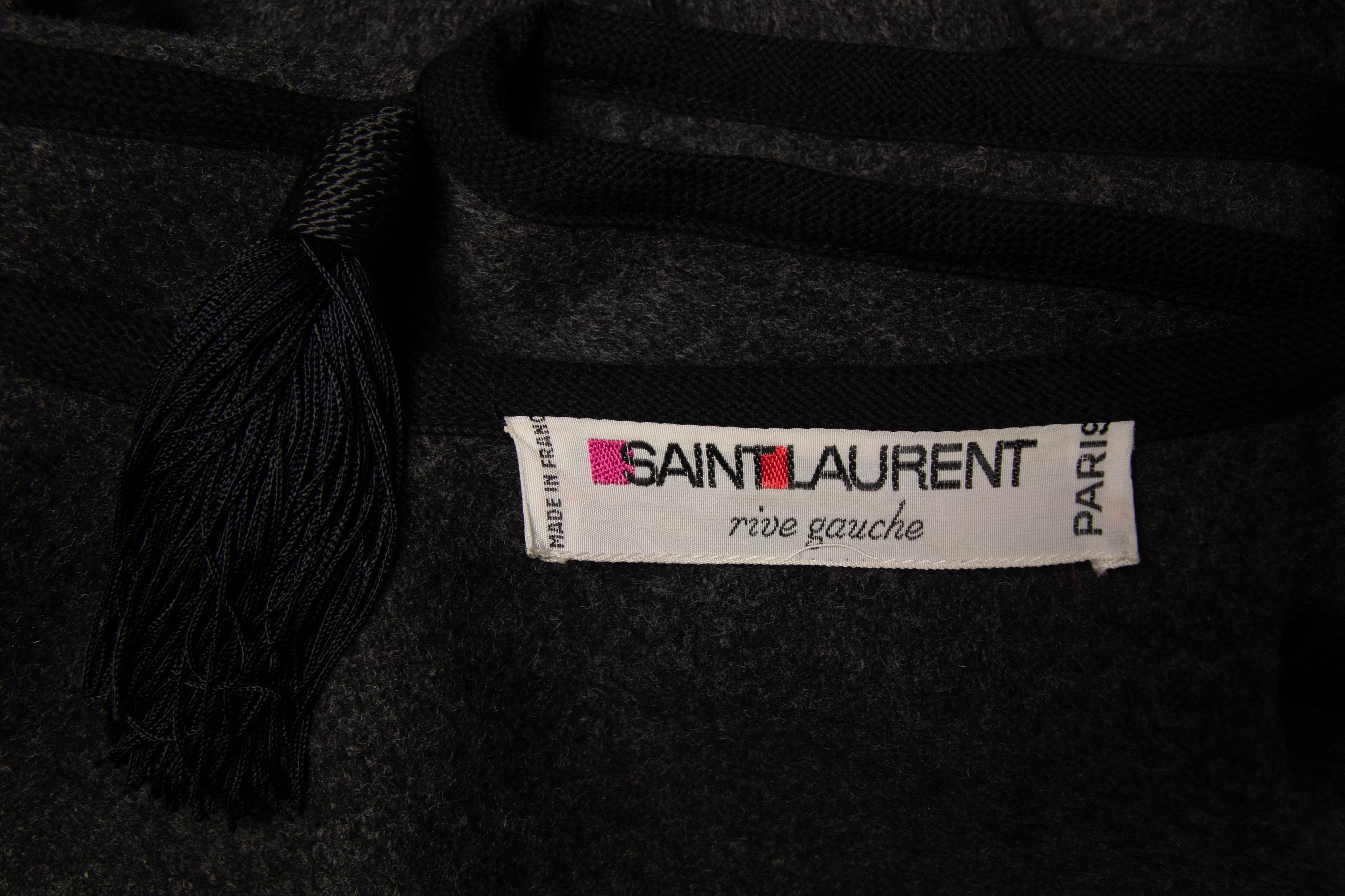 Saint Laurent Rive Gauche Cape, 1970s