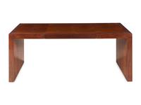 A Contemporary Mahogany Leather-Top Desk