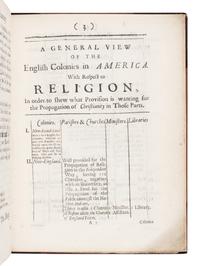 BRAY, Thomas (1658-1730). Apostolick charity, its nature and excellence consider’d. In a discourse upon Dan. 12. 3. preached at St. Paul’s, at the ordination of some Protestant missionaries to be sent into the plantations . London: E. Holt for William Hawes, 1700.