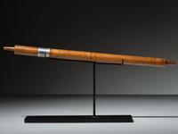 Eastern Plains Pipe Stem, with German Silver Decorations
