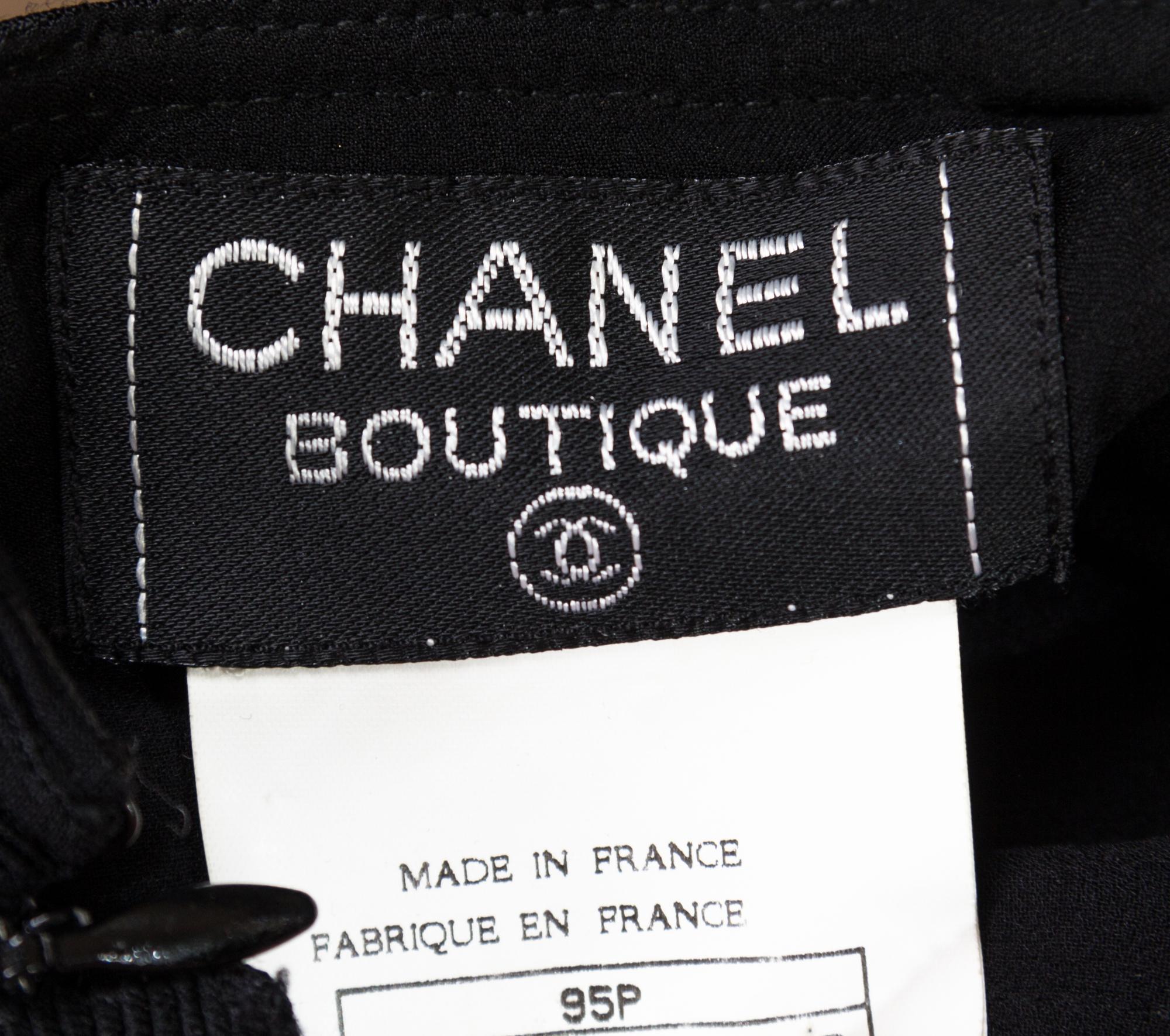 A Chanel Black Halter Jumpsuit, Size 36.
