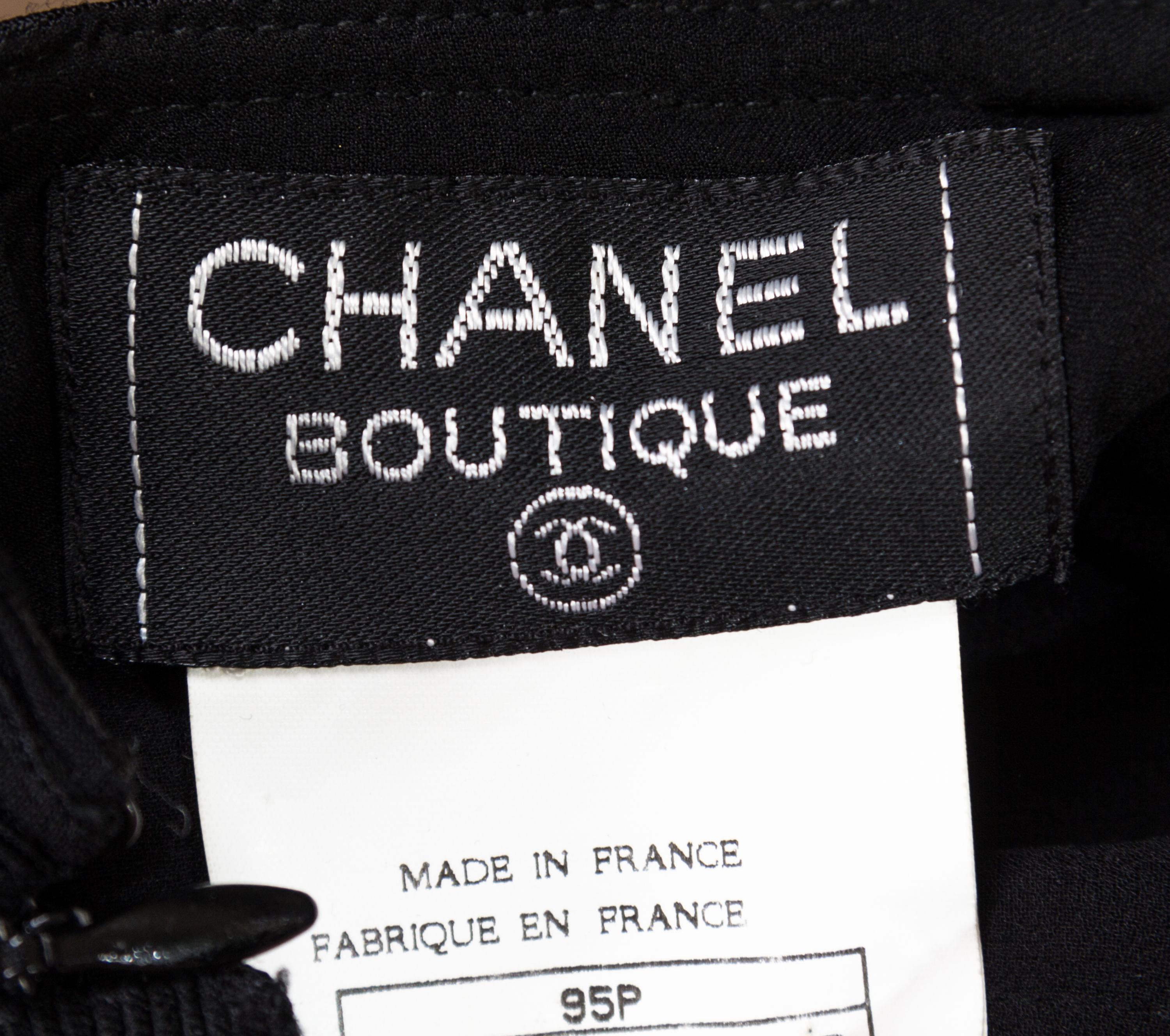 A Chanel Black Halter Jumpsuit, Size 36.