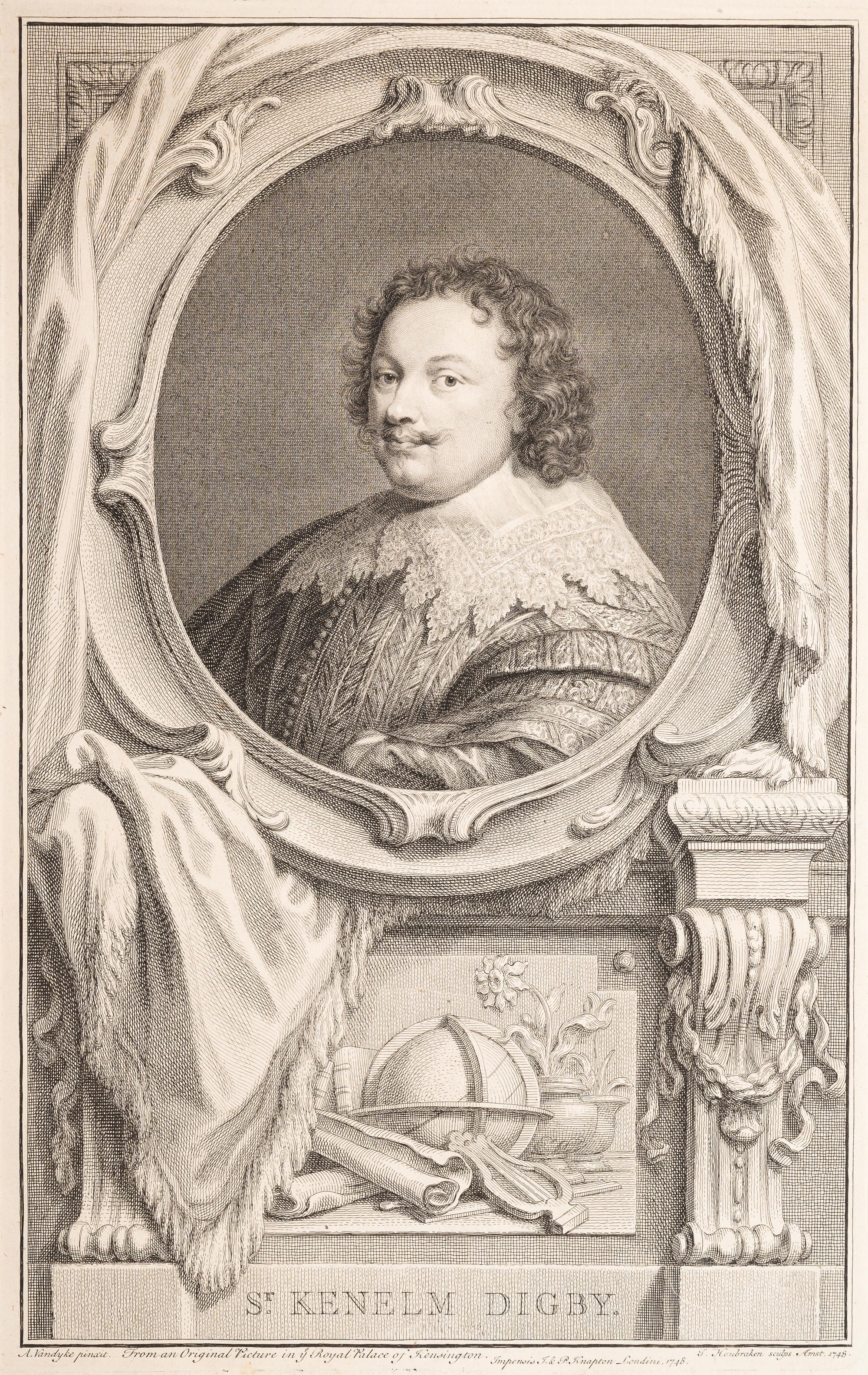 A Pair of Engravings After Jacobus Houbraken (Dutch, 1698-1780)