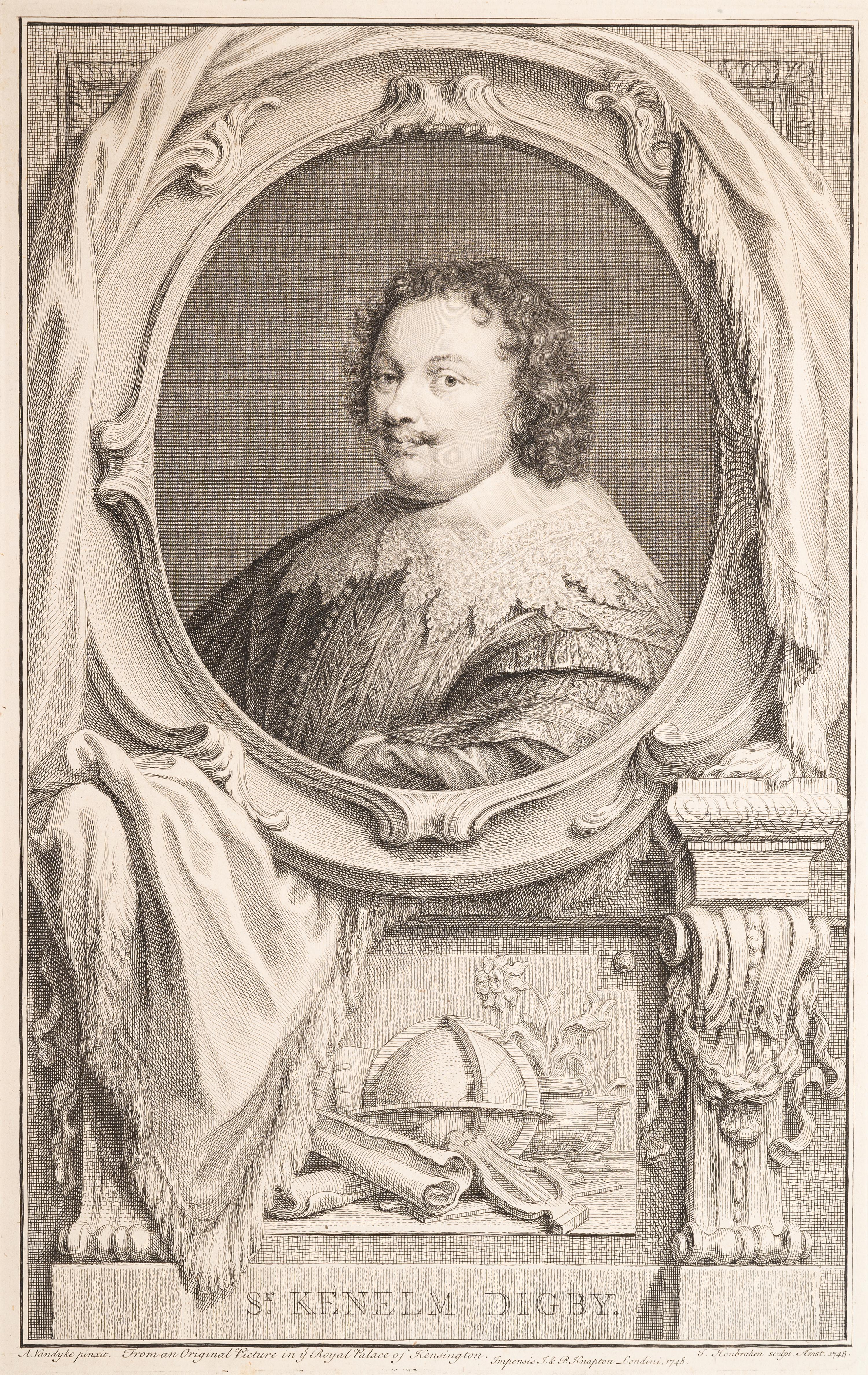 A Pair of Engravings After Jacobus Houbraken (Dutch, 1698-1780)