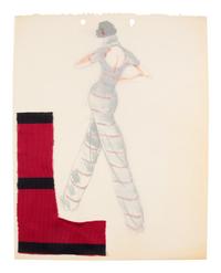 Group of Nine Geoffrey Beene Fashion Sketches , by Jesper Nyeboe