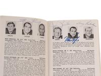 A 1968 Chicago Bears Signed Autograph Media Guide Including George Halas and Gale Sayers (PSA Authentic),