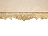 A Louis XV Style Painted Marble Top Low Table — 19th Century
