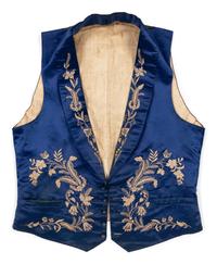 Three Men's 19th Century Waistcoats/Vests, 1840-50